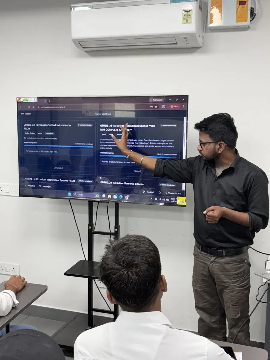 Live project demo at Levrn